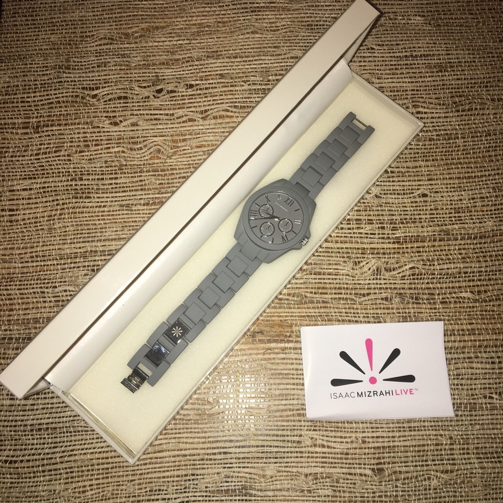Isaac Mizrahi Live!  Soho Round Dial Watch